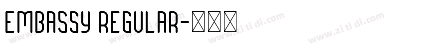 Embassy Regular字体转换